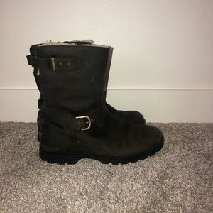 Ugg Leather fur lined boots